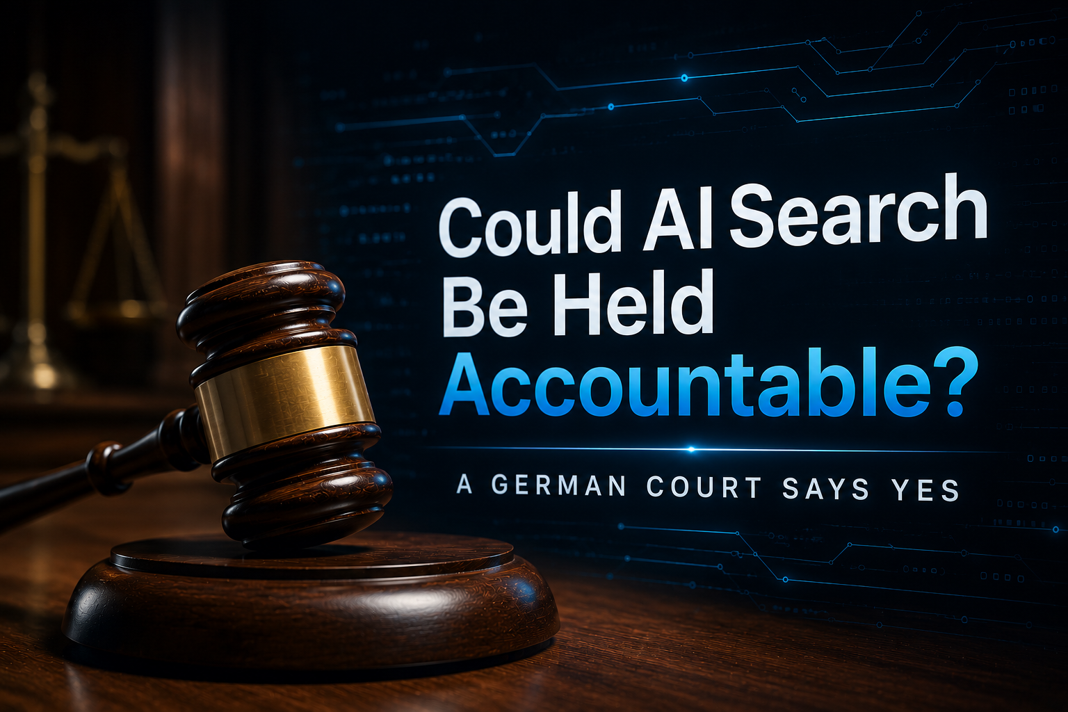 Could AI Search Be Held Accountable? A German Court Says Yes