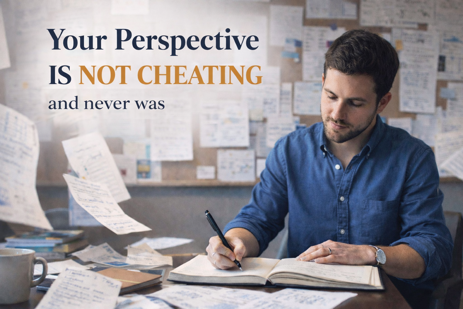 Why Writing Your Own Perspective Is Not Cheating and Never Was