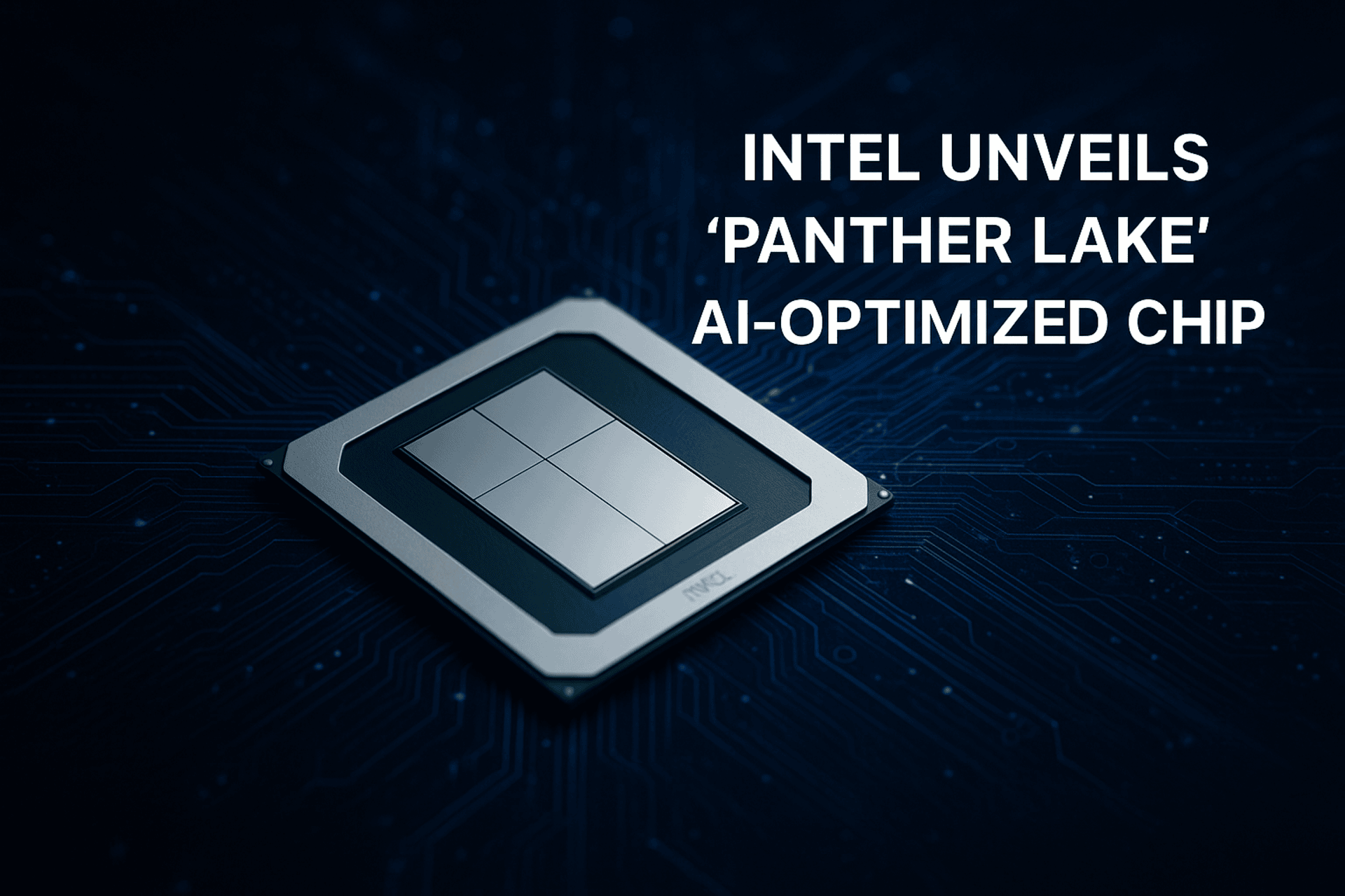 Intel Unveils “Panther Lake”: Its First AI-Optimized PC Chip Built on New Manufacturing Tech